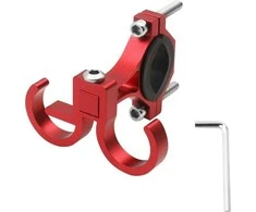 Oem Kablys apsipirkimui su dviem kilpomis dviračiui / paspirtukui aliuminio FS366 raudona