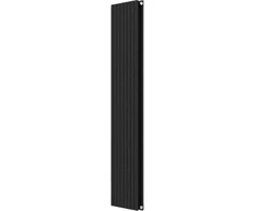 Ins Term GRŁ-G/A-1500X422-C / AQUAFORM / ASAMI / VERTIKALUS VONIOS KAMBARIO RADIATORIUS 1500X422 Juodas 521W / APATINIS GALAS 50MM /