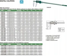 Insert Insize Dydis CALIPER 300 SKAITMENŲ. 12 3V/ABS/DUOMENYS 100 VIENPUSĖS.