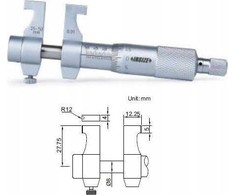 Insize MIKROMETRAS 50-75 INT. CONC. BUTAS - 3220-75