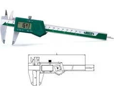 Insize Dydžio Maua elektroninis suportas su varžto matavimo diapazonu 0-150 mm / 0-6" (1108-150w)