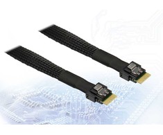 Intel Inter-Tech Kabelis SFF 8654-4i -> SFF 8654-4i- 0,7m