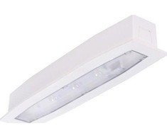 Intelight 7W avarinis/evakuacinis šviestuvas SUPREMA SO 150 M 3H AT IP54 PT, baltas
