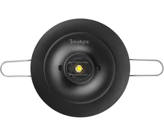 Intelight Avarinė įleidžiama šviestuvo armūra STARLET SPOT ROUND SO 150 NM 1H MT IP20 (IP65 – žr. priedus) juoda / 83501