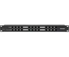 „Intellinet Network Solutions Patch panel“ 19 colių 1U 12 portowy PoE Cat.5e (720342)