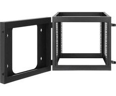 Intellinet 716048 Rama wisząca Rack 19" 9U 604x555, su tylnym otwarciem, 4 słupki montażowe