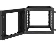 Intellinet 716048 Rama wisząca Rack 19" 9U 604x555, su tylnym otwarciem, 4 słupki montażowe