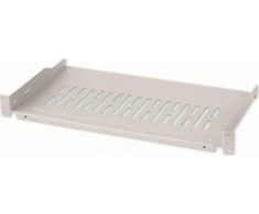 Intellinet 919531 Półka 1U 255mm stelažas 19" 2 punkty mocowania, perforowana, pilka