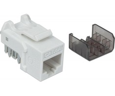 Intellinet 513791 Modulis Keystone RJ45 UTP Cat6a 10GbE, Punch-Down, balta