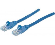 Intellinet „Network Solutions“ jungiamasis laidas CAT6 UTP 0,5 m, mėlynas, 100 % varis (342568-10P)