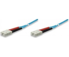 „Intellinet Network Solutions“ šviesolaidinis SC-SC dvipusis 1m 50/125 OM3 kelių režimų šviesolaidis (304031)