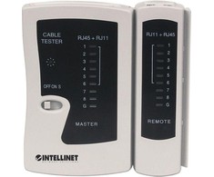 Goobay Intracom INTELLINET 780087 Kabelio testeris RJ45 / RJ12 / RJ11
