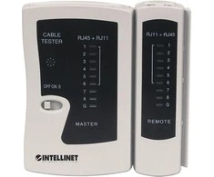 Goobay Intracom INTELLINET 780087 Kabelio testeris RJ45 / RJ12 / RJ11