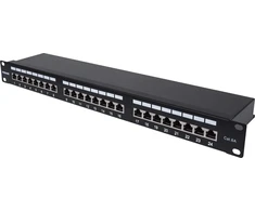 Intellinet tinklo sprendimų komutacinė panelė Cat6a ekranuose