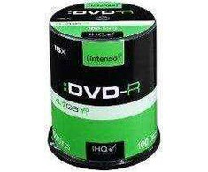 Intenso DVD- R 4.7 GB 16x 100 vienetų (4101156)