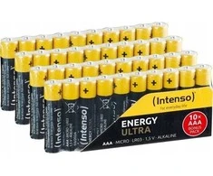 Intenso baterijos „Energy Ultra AAA LR03“, 40 vnt. pakuotė be jokių rūpesčių