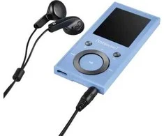 Intenso Vaizdo paspirtukas BT, MP3 grotuvas, 16 GB, LCD, USB 2.0, mėlynas, ausinės pridėtos