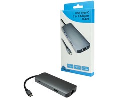 Inter-Tech Dockingstation USB-C Argus 7in1