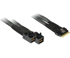 ITT Inter-Tech SFF-8654 8i – 2x SFF-8643 24 Gbit/s Juoda