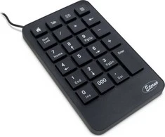 Klaviatūra Inter-Tech Inter-Tech KB-120 klaviatūra numeryczna Uniwersalne USB Juodas