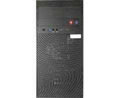 „Inter-Tech IT-6516 Ripple“, bokšto korpusas - juodas