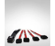 Inter-Tech FF 8087 – SATA x4, 1m, raudona (88885301)