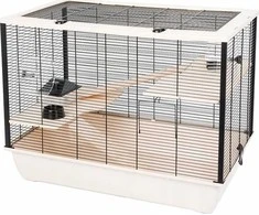 InterZoo INTER-ZOO Hugo Wood beige - narvas graužikams - 78 x 48 x 58 cm
