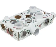 Interaktyvi edukacinė žaislų dėžutė katei Trixie Cat Activity Paws'n'Treats Box, 35×7×20 cm