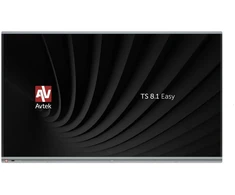 Interaktyvus monitorius „Avtek TS 8.1 Easy 65“, 65″, 3840 × 2160 4K UHD, jutiklinis matinis ekranas, 400 cd/m², 2 × 10 W garsiakalbiai, juodas