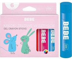 Interdruk Bb Kids gelio pieštukai, 6 spalvos