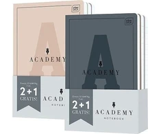 Interdruk Interprint Notebook A5/60K Academy linija (3 vnt.)