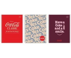 Interdruk A4/100K trumpas M hibridinis Coca Cola aplankas (5 vnt.)