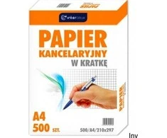 Interdruk Biuro popierius A4 grotelės 500 kortelių (332860)