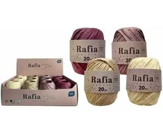 Interdruk Rafija ant 20 m satininio aukso ritės (12 vnt.)