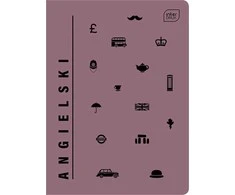 Interdruk Zeszyt A5/60K grotelės UV Angielski (10vnt)