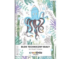 Interdruk Techninis blokas baltas A3/10K Creatinio (10 vnt.)