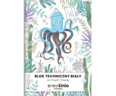 Interdruk Techninis blokas baltas A3/10K Creatinio (10 vnt.)