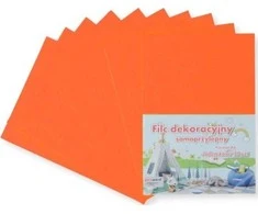 Interdruk Veltinis A4, lipnus oranžinis, 20x30cm, 10 vnt.
