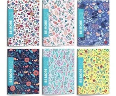 Interdruk Interprint Notebook A4/48K tinklelis Be More Flor (10 vnt.)