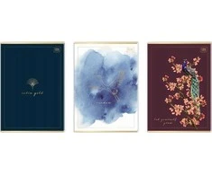 Interdruk Interprint Notepad A4/80K tinklelis M Metalic Satin Gold (5 vnt.)
