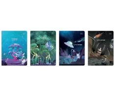 Interdruk Sąsiuvinis A5/16K trijų eilučių spalvotas Fantasy (20 vnt.)