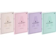 Interdruk Notepad A5 / 60K languotas Academy Pastel (10 vnt.)
