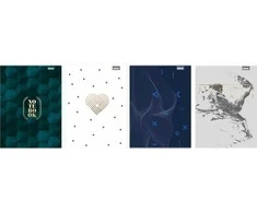 „Interdruk Notebook A5/60K Calm Grid“ (5 vnt.)