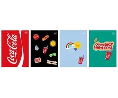 Interdruk Žodyno sąsiuvinis A6/32K matinis+UV Coca Cola (10 vnt.)