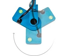 Internetinė kamera Ipevo Ipevo DOK VZ-X USB/HDMI/WLAN 8MP Mikro Licht Akku mėlyna