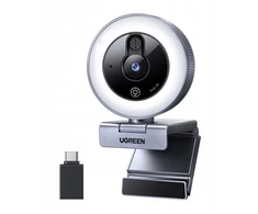 Internetinė kamera Ugreen Internetinė kamera Ugreen CM910, 2K, 30FPS, USB, oświetlenie LED, įmontuotas mikrofon