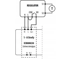 Engo Wi-Fi temperatūras regulators E10-B, 230V, juodas