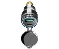 Interphone DIN USB i USB-C - adapter ładowania do motocykla (ACCDIN2USBTYPEC)