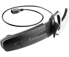 Interphone mikrofonas su plokščia jungtimi