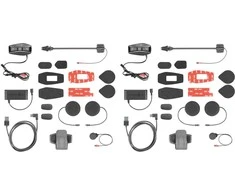 Ausinės INTERPHONE U-COM 4 motociklo domofonas, komplektas 2 šalmams